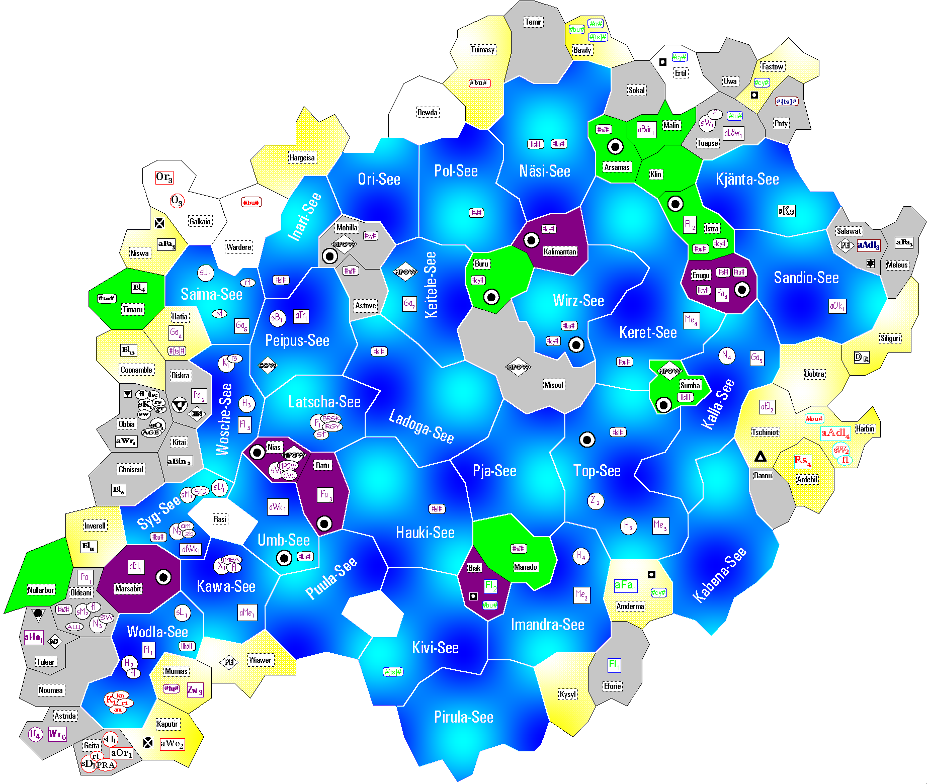 Karte für Atlantis