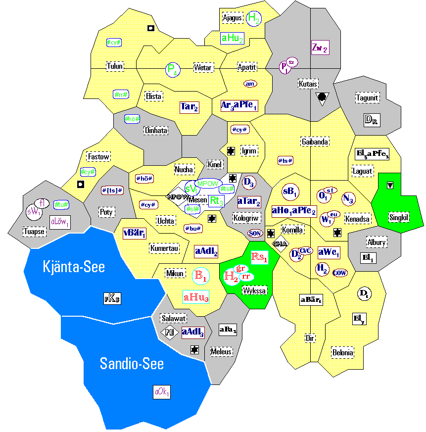 Karte für Keywanema