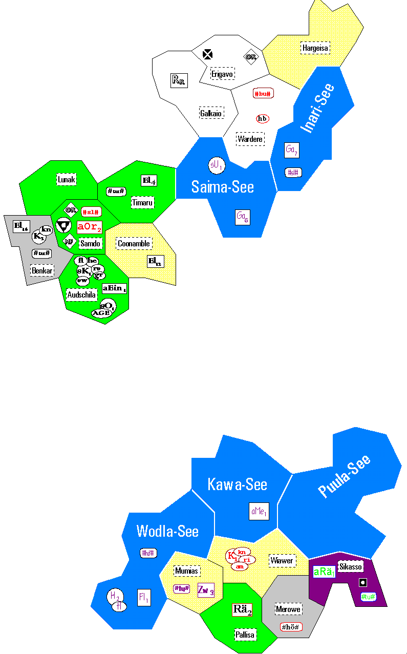 Karte für die Aquarianer
