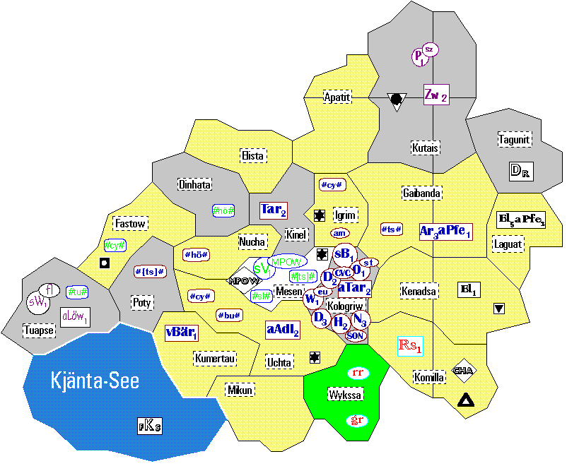 Karte für Keywanema